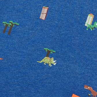 Kindertrui 116 gem&ecirc;leerd donkerblauw 7