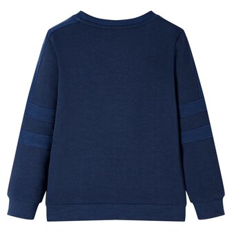 Kindertrui 92 gem&ecirc;leerd marineblauw 2