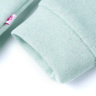 Kindervest met capuchon en rits 104 gemengd lichtmint 6