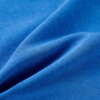 Kindervest met capuchon en rits 140 blauw 7