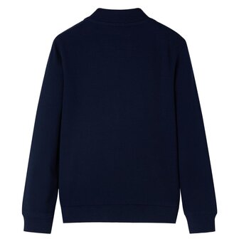 Kindervest met rits 92 marineblauw 2