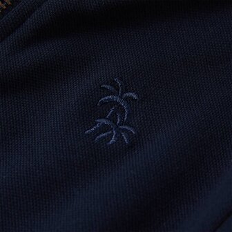 Kindervest met rits 104 marineblauw 5