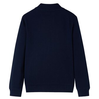 Kindervest met rits 116 marineblauw 2
