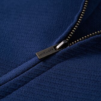 Kindervest met rits 116 marineblauw 5