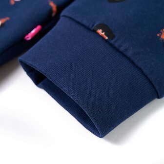 Kindervest met capuchon 140 marineblauw 6
