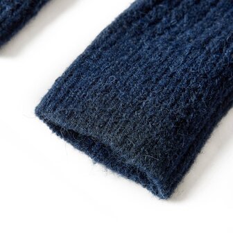 Kindervest gebreid 92 marineblauw 5
