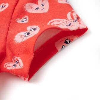 Kinderjumpsuit 92 rood 4