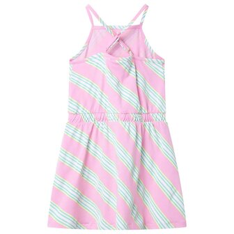 Kinderjurk zonder mouwen met trekkoord 116 roze 2