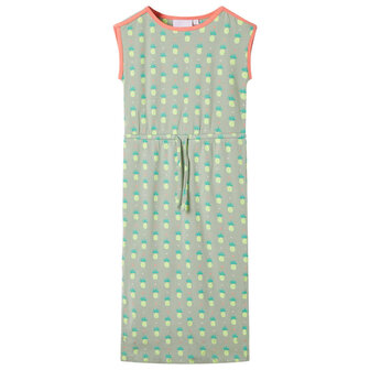 Kinderjurk 128 oudmint 1