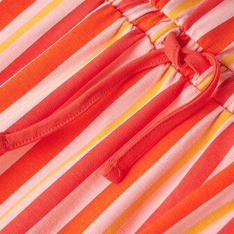 Kinderjurk met trekkoord 92 roze en rood 5
