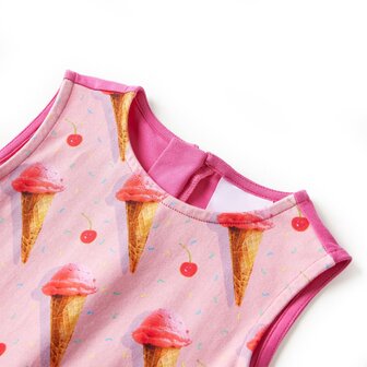 Kinderjurk 116 felroze 3