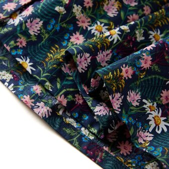 Kinderjurk met lange mouwen 92 donkerblauw 6