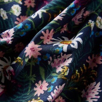 Kinderjurk met lange mouwen 92 donkerblauw 7
