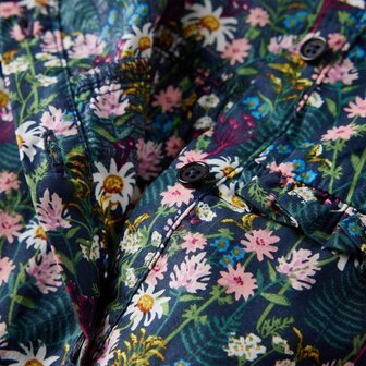 Kinderjurk met lange mouwen 116 donkerblauw 4