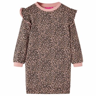 Kinderjurk 116 middelroze 1
