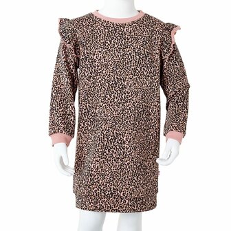 Kinderjurk 116 middelroze 8