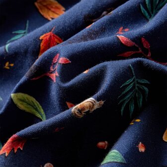 Kinderjurk met lange mouwen 92 marineblauw 7