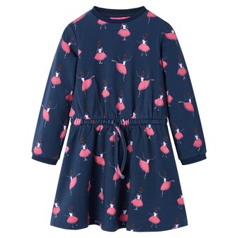 Kinderjurk 92 blauw 1