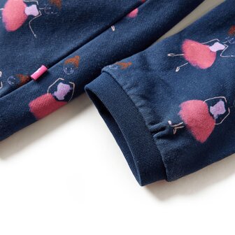 Kinderjurk 92 blauw 5