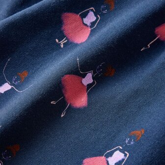 Kinderjurk 128 marineblauw 7