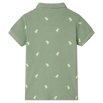 Kinderpoloshirt 140 kakikleurig 2