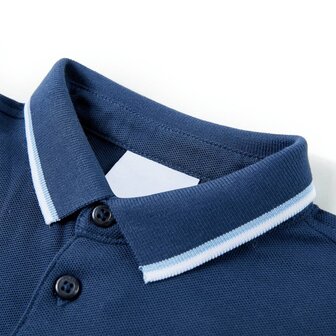 Kinderpoloshirt 140 donkerblauw 3