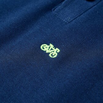 Kinderpoloshirt 128 marineblauw 4