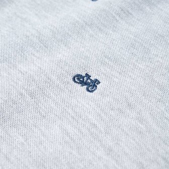 Kinderpoloshirt&nbsp; 116 gem&ecirc;leerd grijs 5
