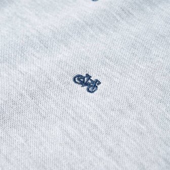 Kinderpoloshirt&nbsp; 128 gem&ecirc;leerd grijs 5