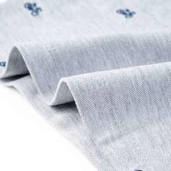 Kinderpoloshirt&nbsp; 140 gem&ecirc;leerd grijs 6