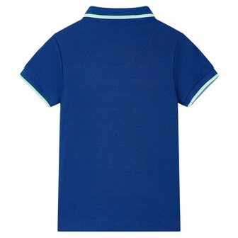 Kinderpoloshirt 104 donkerblauw 2