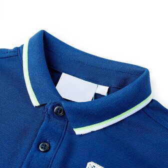 Kinderpoloshirt 140 donkerblauw 3