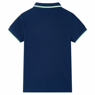 Kinderpoloshirt 92 marineblauw 2