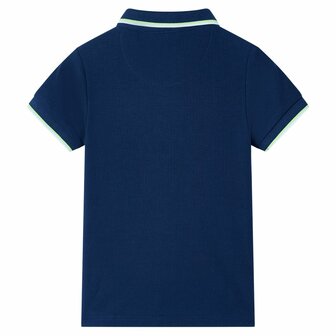 Kinderpoloshirt 140 marineblauw 2