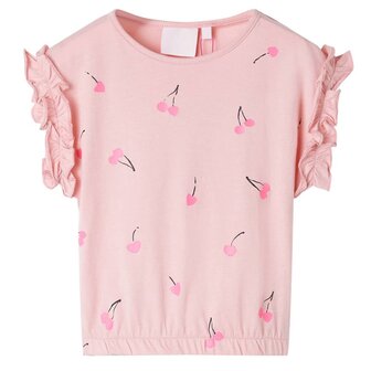 Kindershirt 140 lichtroze 1