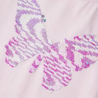 Kindershirt met kapmouwen 92 zachtroze 4