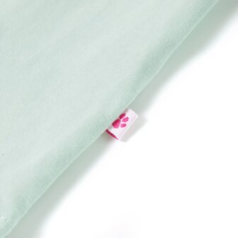 Kindershirt met kapmouwen 104 lichtmintkleur 5