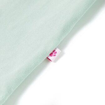 Kindershirt met kapmouwen 128 lichtmintkleur 5