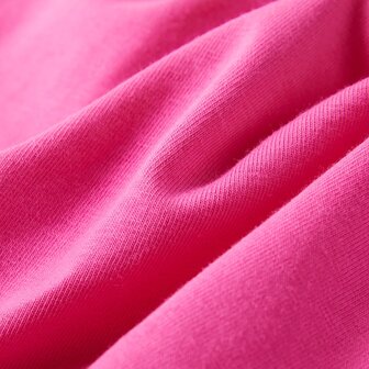 Kindershirt met kapmouwen 128 donkerroze 7