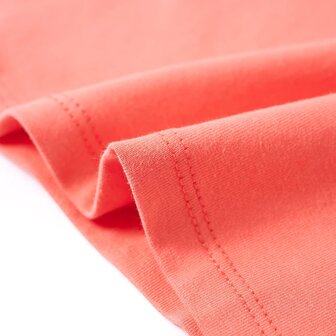 Kindershirt 104 koraalkleurig 6
