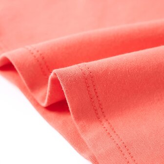 Kindershirt 140 koraalkleurig 6