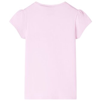 Kindershirt 92 lichtroze 2