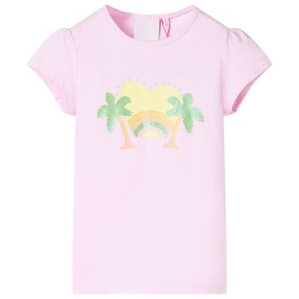 Kindershirt 140 lichtroze 1
