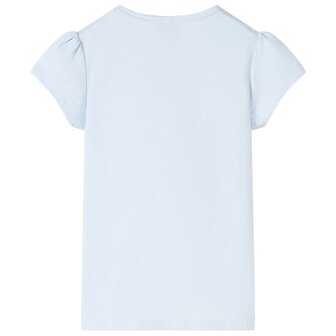 Kindershirt 116 lichtblauw 2