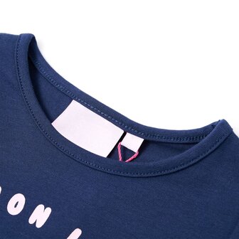 Kindershirt 140 marineblauw 3