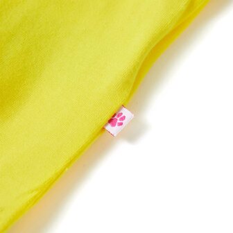Kindershirt 128 geel 5