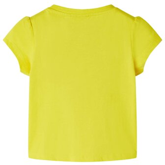 Kindershirt 140 geel 2