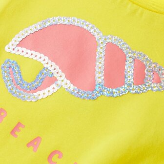 Kindershirt 140 geel 4