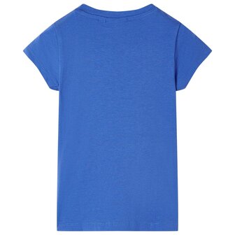 Kindershirt 140 kobaltblauw 2