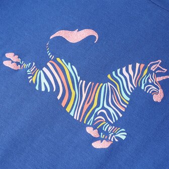 Kindershirt 140 kobaltblauw 4